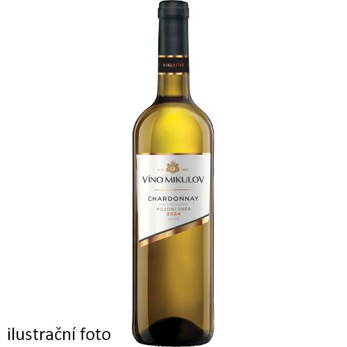 Víno Mikulov Chardonnay 2024 pozdní sběr